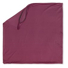 20" x 20" Cover Throw Pillowcases - 85/15 Silky Burgundy - Merlot