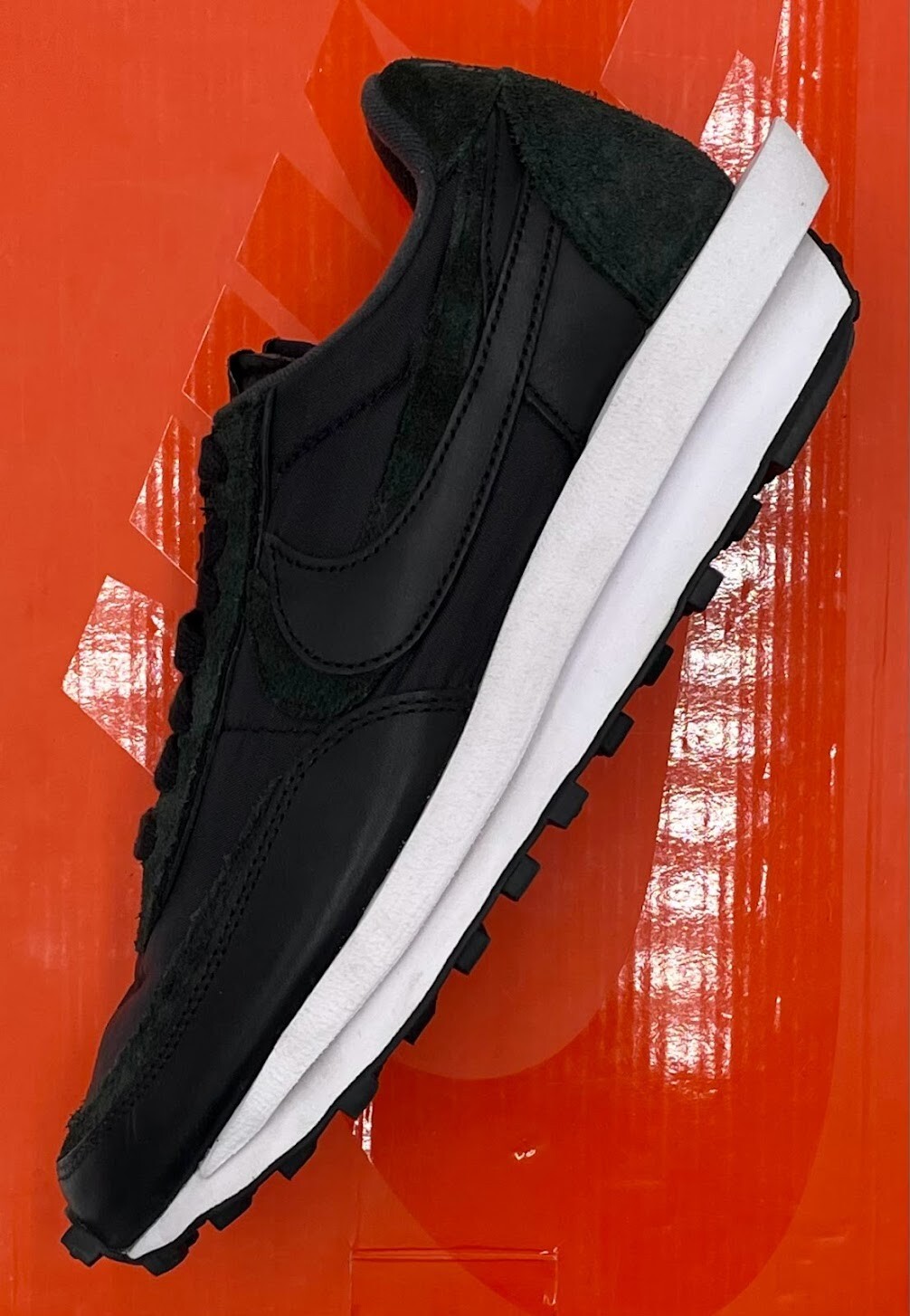 SACAI X NIKE Taglia 8 5 Nike LDWaffle x Sacai nylon nero 2020