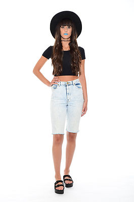 Vintage 80s 90s ACID WASH Denim High 