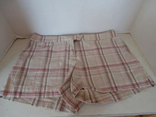 Pantalones Cortos de cuadros de algodón NYC para Mujeres