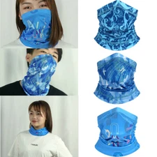 UV Protection Neck Gaiter Windproof Face Mask Scarf Bandana Balaclava Sun Shield