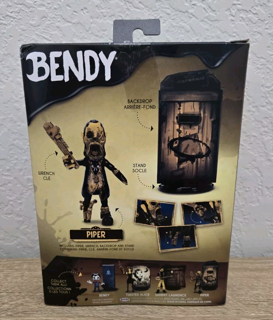 bendy and the ink machine フィギュア セット Bendy & The Ink Machine Wave 2 Figures COMPLETE SET - Piper