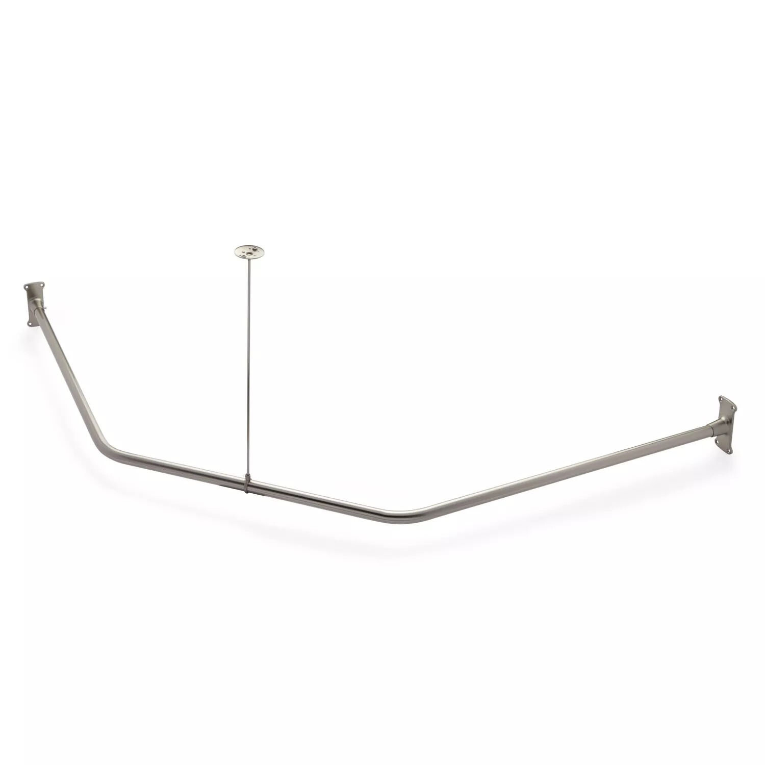 Naiture Stainless Steel/Aluminum Neo-Angle Shower Curtain Rod