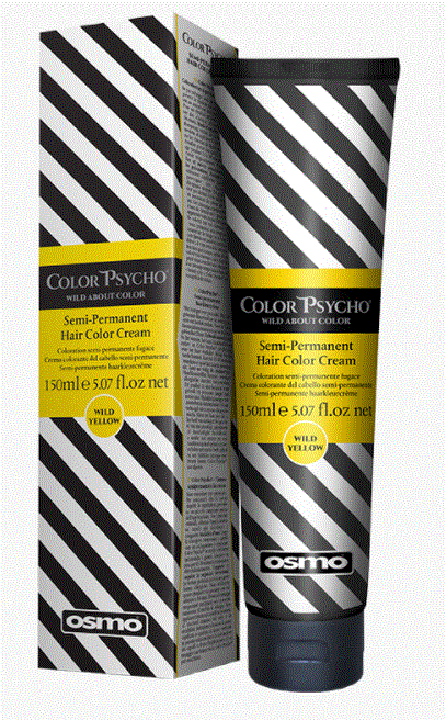 Color Psycho Tamer Semi-permanente Haarfarbe – Wild Rouge, 150 Ml, Für Voraufgehelltes Haar, Ohne Peroxid