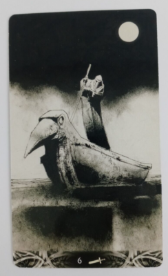 Murder of Crows Tarot Card by Corrado Roi 6 Of Swords 4.75