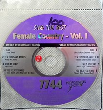 7744 FEMALE COUNTRY PERFORMER'S CHOICE KARAOKE LOT VA SOUND CHOICE