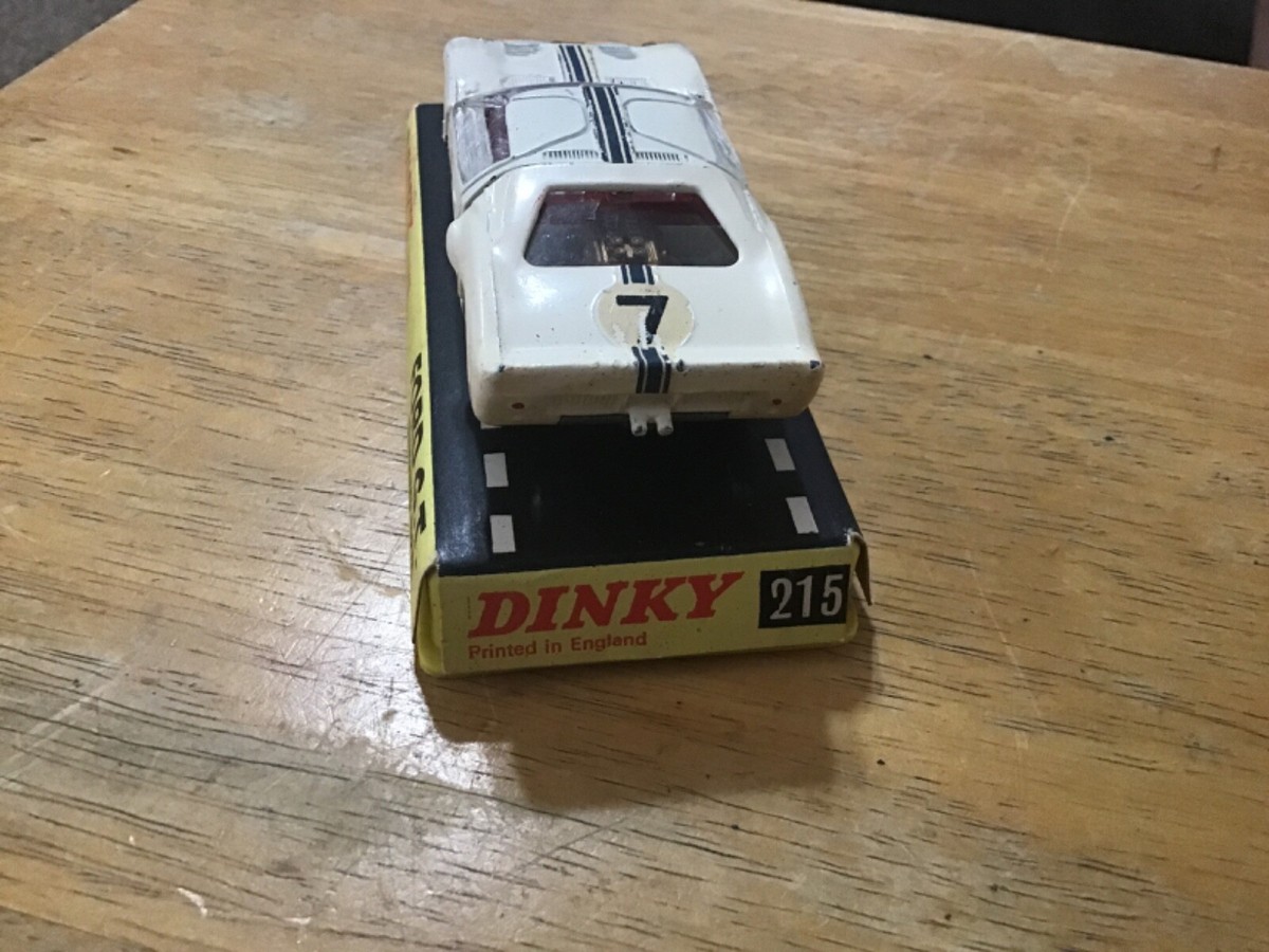 激レアDINKY TOYS FORD G.T. RACING CAR Dinky 215, Ford GT Racing Car - Free Price Guide & Review