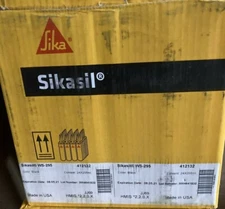 NEW SIKASIL WS-295 BLACK SILICONE SEALANT (BOX OF 24) EXPIRES 08/05/21