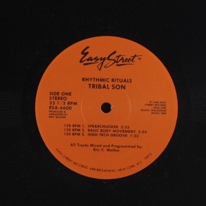 TRIBAL SON: rhythmic rituals Easy Street Records 12" LP 33 RPM