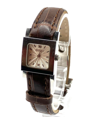 ✨ 美品・希少✨GUCCI 7900P レディース 腕時計 シルバー GUCCI 7900P Quartz Women's Watch Silver Dial Square Quartz Ladies