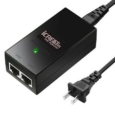 24volt Gigabit POE Injector 24V 1A Passive PoE Adapter for Ubiquiti POE-24-12...