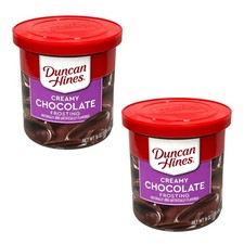  2 Pack  Duncan Hines Frosting, Home-Style, Classic Chocolate, Creamy, 16 Oz