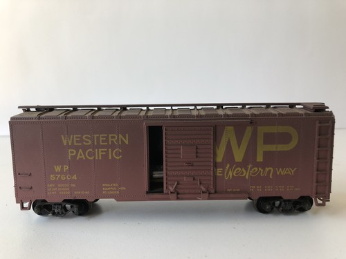 Kit montado coche de caja Athearn escala HO Western Pacific 40’ #57604 | Condition: Used
