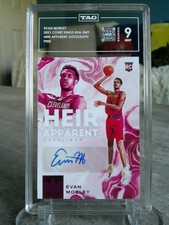 *Pink /8* Evan Mobley 2021-22 Court Kings Heir Apparent TAG 9 Rookie Auto