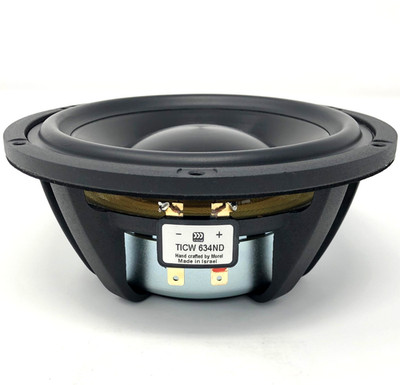 Morel TiCW 634Nd 6'' Woofer Titanium Series Copper Sleeve 4 Ohm