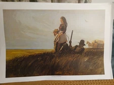 Fred Fellows, First Glimpse of the Rockies, Offset Lithograph, Signed 170/1000