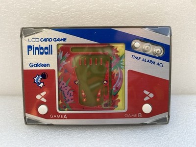 Gakken Pinball LCD Card Game Handheld Konsole Vintage Game Pocket Game Bastler