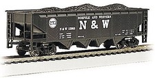 Bachmann 40' Quad Hopper Norfolk & Western #12988 - HO Scale Model Train