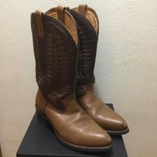 Vintage Iron Age Men’s Cowboy Boots Steel Toe Brown USA Made Men’s Size 8.5 D