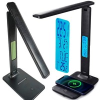LED Schreibtischlampe Tischlampe Dimmbar BüRoleuchte Leselampe 7W Schwarz Retoo
