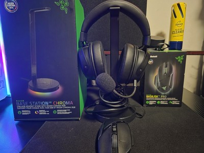 Razor Basilisk V3 Pro, Razor Base Station And Razor Kraken V3 Pro