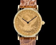 Corum 73831 USA $10 Eagle Coin 1893 18K Yellow Gold