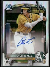 2025 Bowman Chrome Shotaro Morii Prospect 1st Refractor Auto /499 #CPSA-SM