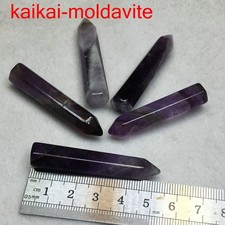 5Pcs/lot natural amethyst stone high quality healing point crystal pillar FJ070