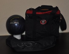 Zone Bowlingkugel  5,5 kg + Polier u. Tasche zentri. Kern gebohrt ~2 u.~ 2,5 cm