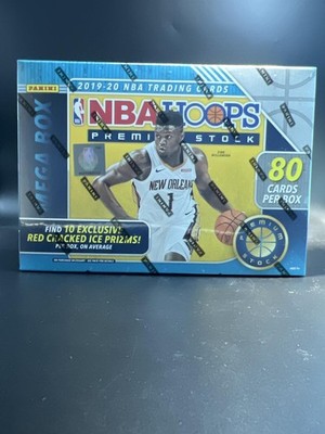 2019-2020 Panini NBA Hoops Premium Stock Mega Box Factory Sealed-Red Cracked