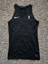 Nike NBA Authentic Compression Pro Tank Top Black Team Player Issued L 880804