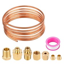 Mechanical Oil Pressure Gauge 72in Inch Copper Line Tubing Install Kit W Fitting Mechanical Oil Pressure Gauge 72in Inch Copper Line Tubing Install Kit W Fitting
