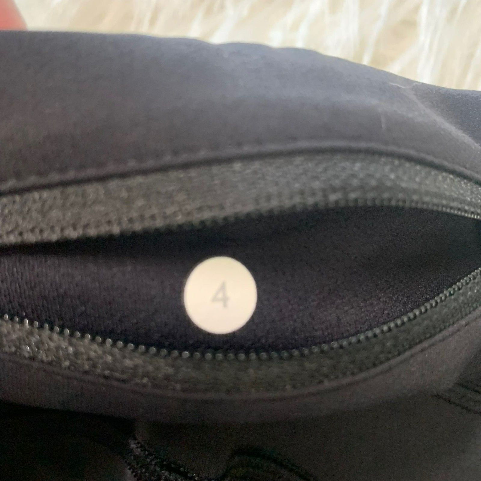 Lululemon Basic Black Sheer Ruffled Side Full Len… - image 9