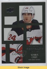 2024-25 Upper Deck Series 2 UD Portraits Black Seamus Casey #P40 READ 1h42