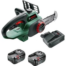 Image of Bosch UNIVERSALCHAIN P4A 18v Cordless Chainsaw 200mm 2 x 4ah Li-ion