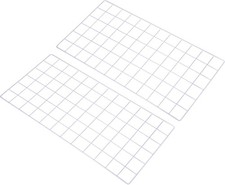 24"x12" Wire Grid Panel 2 Pack Wall Grid Decorative Panels Board Photo Pictures
