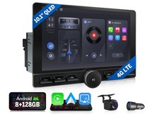 Android Autoradio mit CarPlay & 4G LTE 10,1" QLED 8+128G Navi Radio UX6K PRO MAX