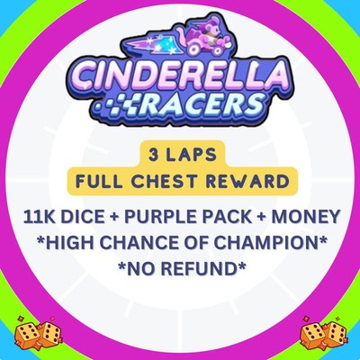 Monopoly Go Cinderella Racers Tycoon Racers Carry - Read Description
