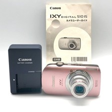 Canon IXY Digital 510 IS 12.1 Mega Pixels Pink Compact Digital Camera From Japan