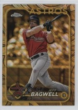 2024 Topps Gilded Collection Gold Wave Refractor /75 Jeff Bagwell #123 HOF 1ob0
