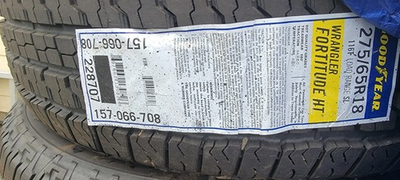 #ad Goodyear Wrangler Fortitude HT 275 65R18 Tire $190.00