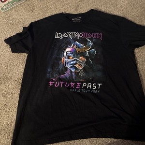 貴重非売品 アイアン・メイデン フューチャーパスト2024 ツアークルーTシャツ 2024 OFFICIAL IRON MAIDEN SHIRT 3XL FUTURE PAST TOUR JAPAN TOKYO