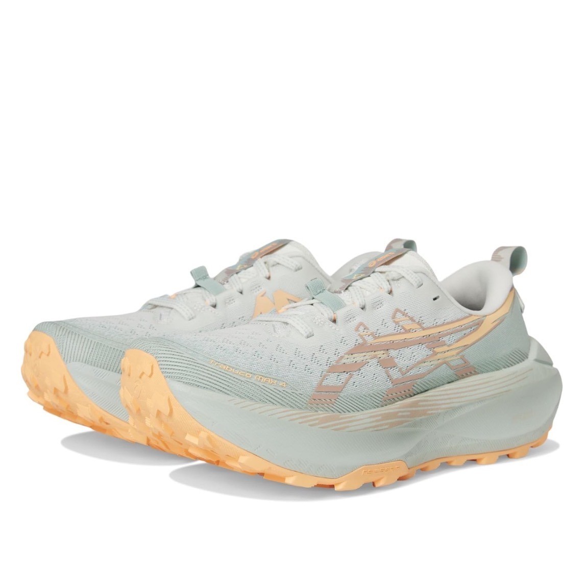 Asics Trabuco Max 4 Trail Running Sneakers Cream Dusty Steppe Womens 8.5 Pastel thumbnail 2