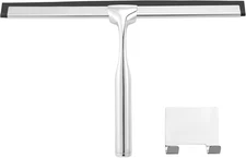 Metal Squeegee – Stainless Steel Window Cleaner Removes Water and Soap on Show