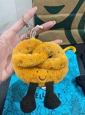 🎯 Jellycat Amuseable Pretzel Bag Charm Plush Keychain Holiday Sale Gift
