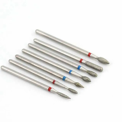 7PCS Nagel Bohrer Set Elektrisch Fräser für Maniküre Rotationsgrat Nagelhaut