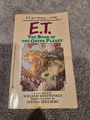 E.T. The Book Of The Green Planet by William Kotzwinkle 1985 Vintage Berkley PB