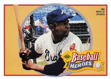 1991 Upper Deck #21 Hank Aaron Baseball Heroes: Hank Aaron