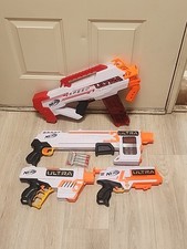 Nerf Gun Lot 4 Ultra W/ Shells 