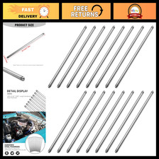 16pcs 516 X 7.800 Hardened Steel Pushrods For Chevy Sbc 327 350 383 400 Engin